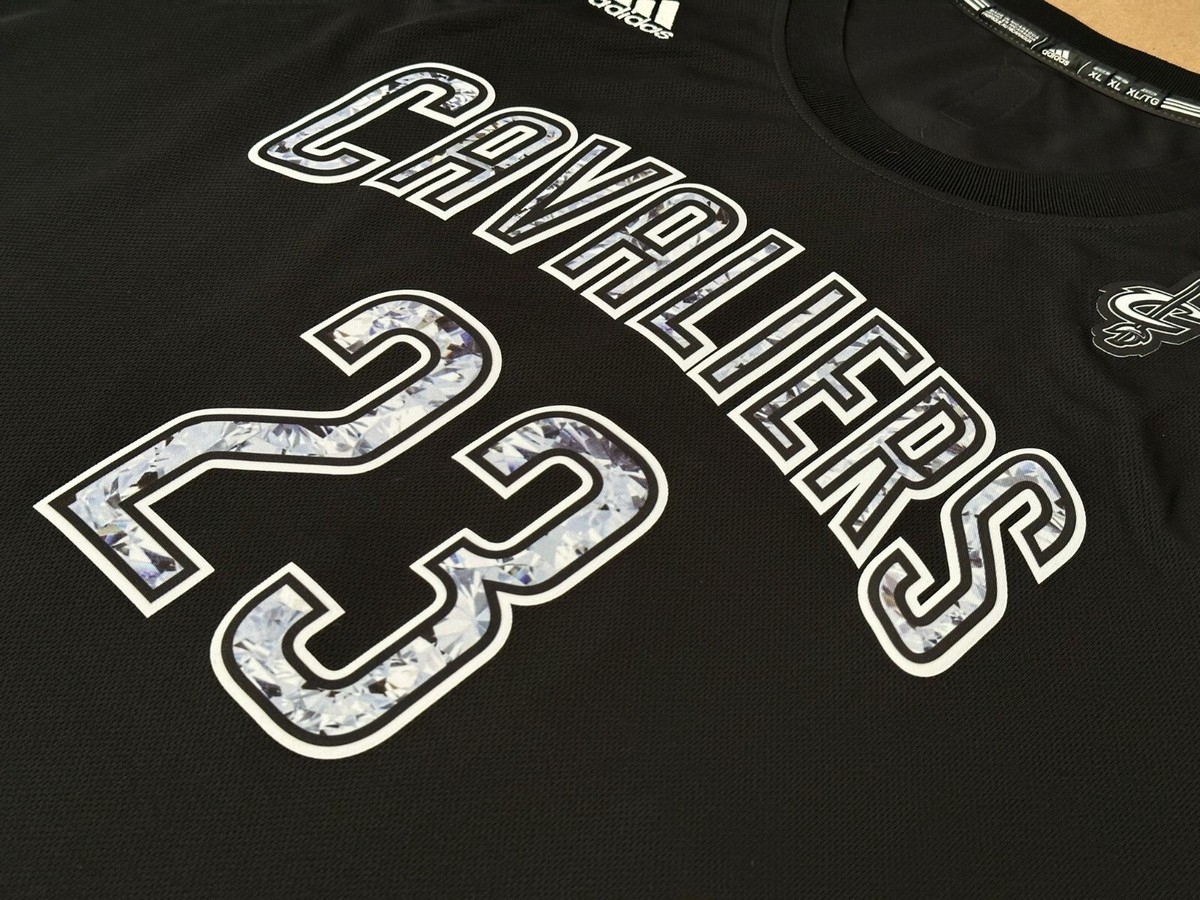 Cleveland Cavaliers Jersey Men Large Lebron James Adidas NBA Black