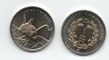 Turkey 1 lira 2016  Jerboa  BiMetallic KM New UNC