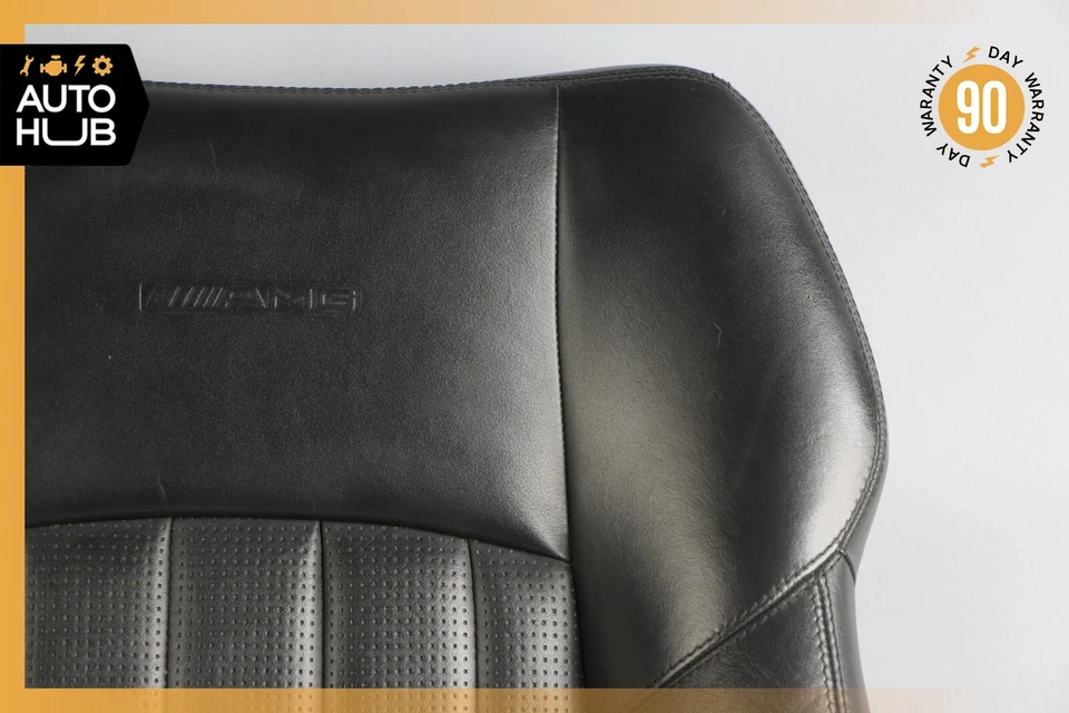 02-04 Mercedes W203 C32 AMG Almofada de Assento Superior Frontal Direita ou Esquerda Preta Fabricante de Equipamento Original - Imagem 3 de 4