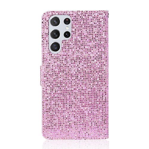 Pink Glitter Wallet Cover Case For 12 13 14 S23 S22 Xiaomi Redmi Huawei Google - Picture 4 of 11