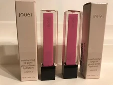 2x  Jouer Moisturizing Lip Gloss "PEONY"  5mL / 0.17oz *HTF Shade!*NIB