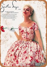 METAL SIGN - Jonathan Logan Dresses - Vintage Look Reproduction
