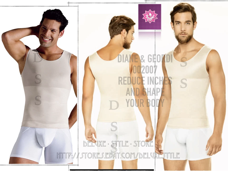 Modelador Colombiano para Hombre Camiseta Interior Control Abdomen Hombre Faja Geordi 002007 Foto 2 de 4