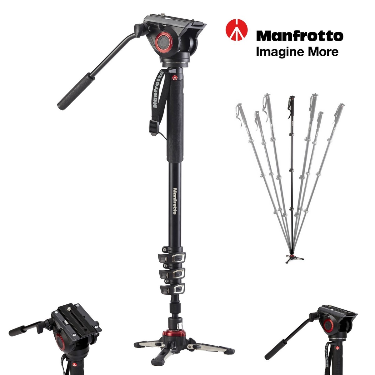 Manfrotto MVMXPRO500 XPRO Aluminum Video Monopod with 500 Series