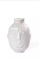 NEW Jonathan Adler Metropolis Vase Grey Small 9” Tall Smiley Face Happy ShipFAST