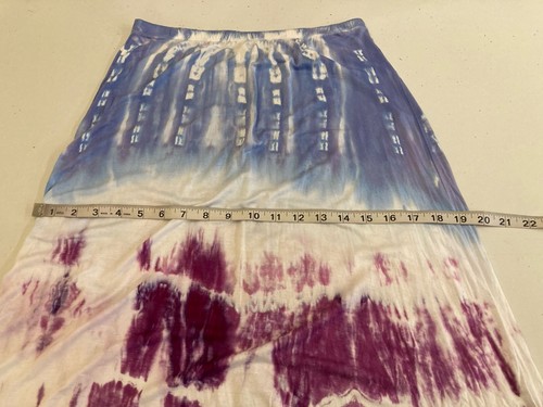 Dharma Trading Company Maxi Skirt Womens Size M Tie Dye High Low Boho Festival - Picture 9 of 13