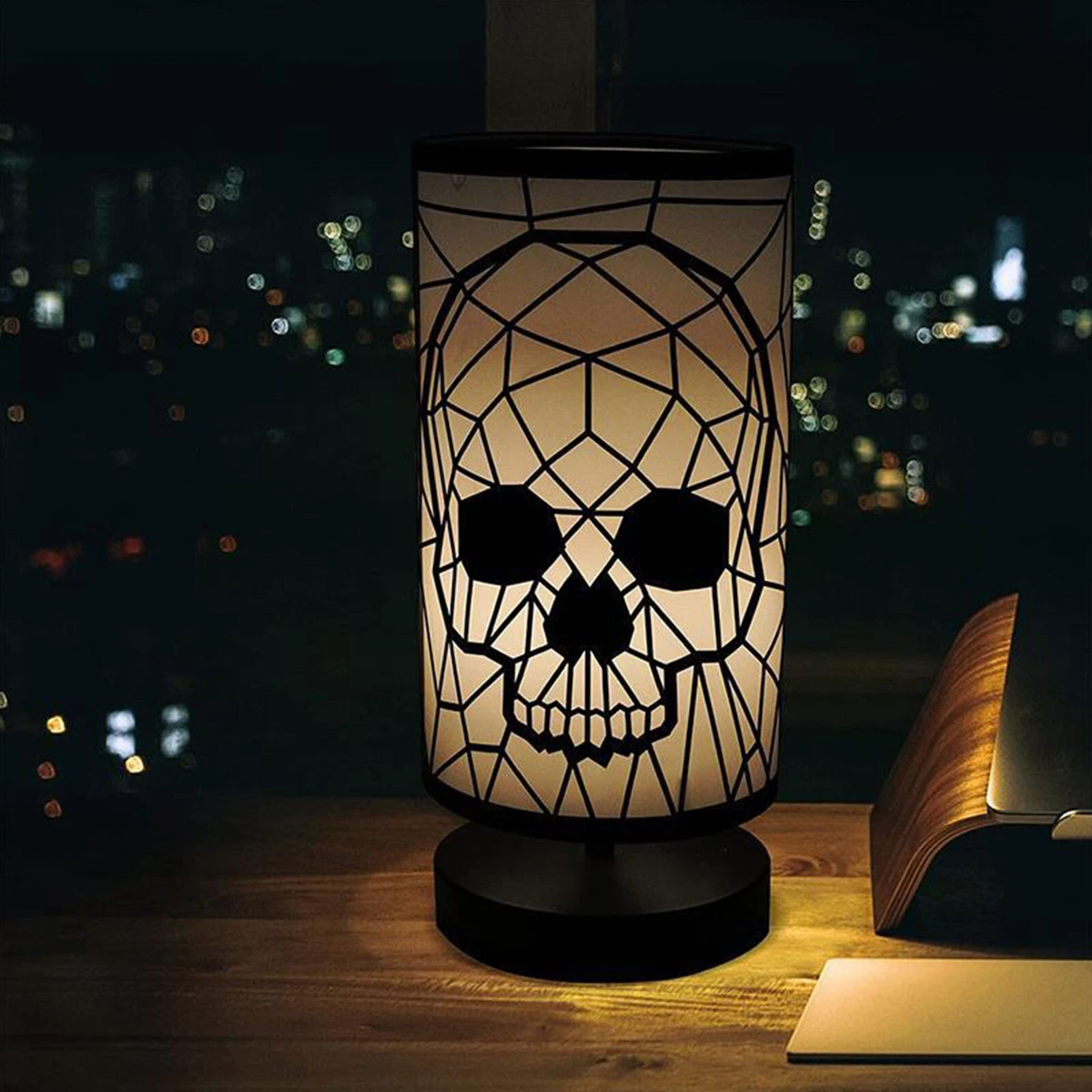 Black clearance skull lamp