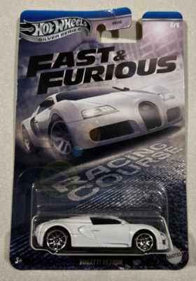 NEW 2025 Hot Wheels Sliver Series Fast & Furious Racing Course #5 Bugatti Veyron