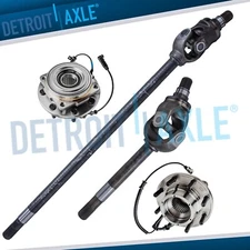 4WD Front Wheel Bearings & CV Axle Shafts for 2011 - 2014 F-250 F-350 Super Duty