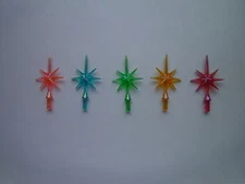 5 Aurora Snowflake Star Ceramic Christmas Tree. 