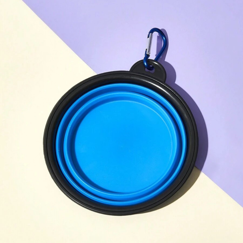 Portable Pet Dog Bowl Foldable Food Water Bowl Dish Travel Collapsible 7 Colors - Bild 7 von 29