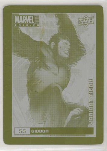 2019-20 Marvel Annual Printing Plate 55 Gibbon - Picture 1 of 2