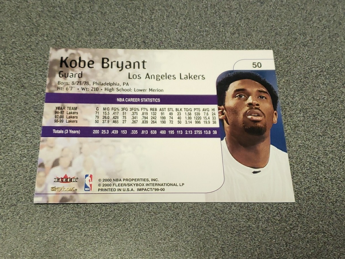 【50枚限定】Kobe Bryant NBA カード Lakers 1996 KOBE BRYANT TOPPS NBA AT 50 RC #138 FOIL ROOKIE CARD