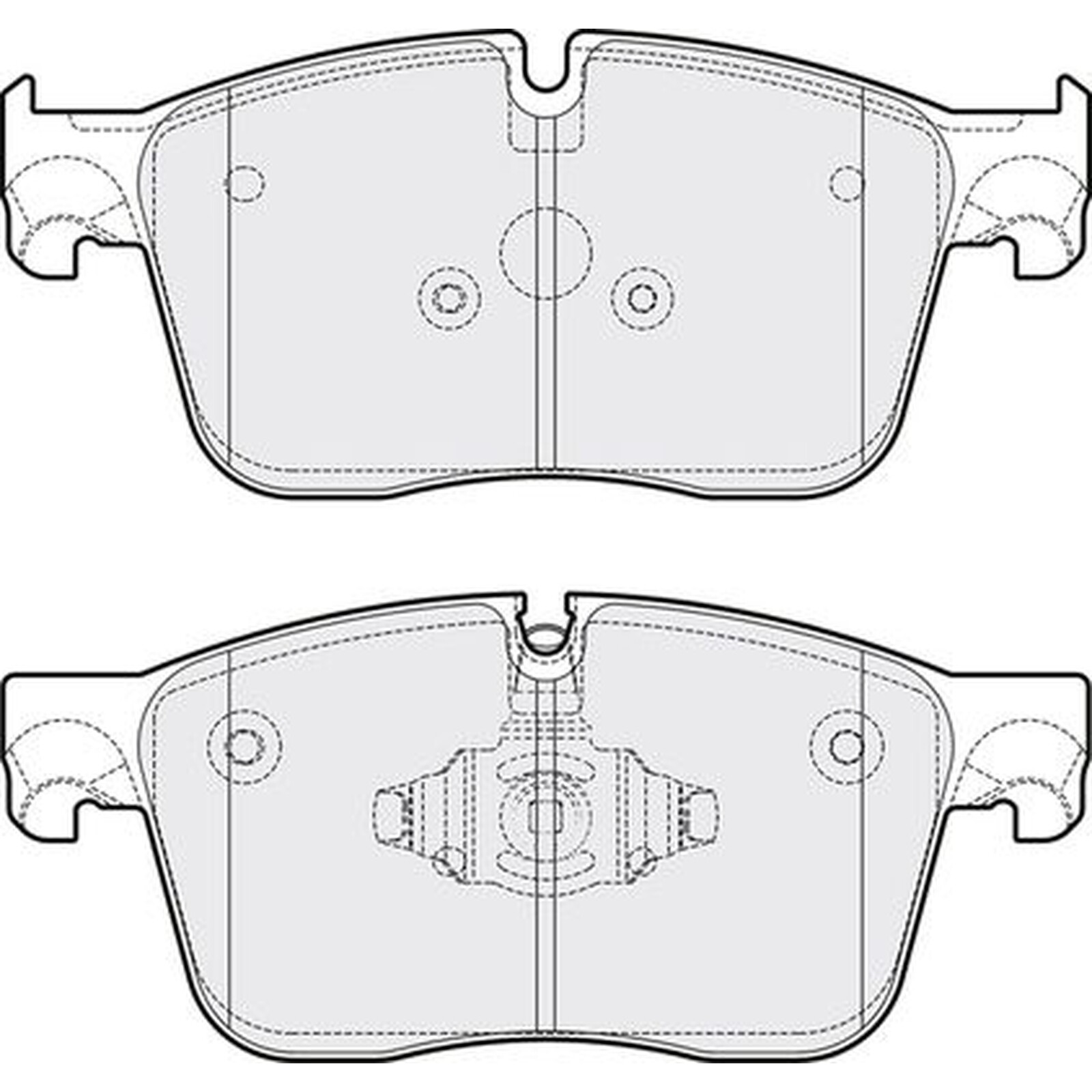 Apec Blue Brake Pads - Front PD3783 - For Jaguar/Daimler F Pace XE XF Land Rover