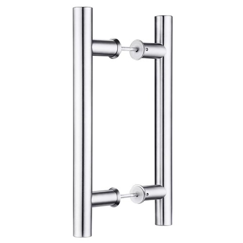 12" Stainless Steel Double Sided Push Pull Door Handle, H Shape Sliding Door ...