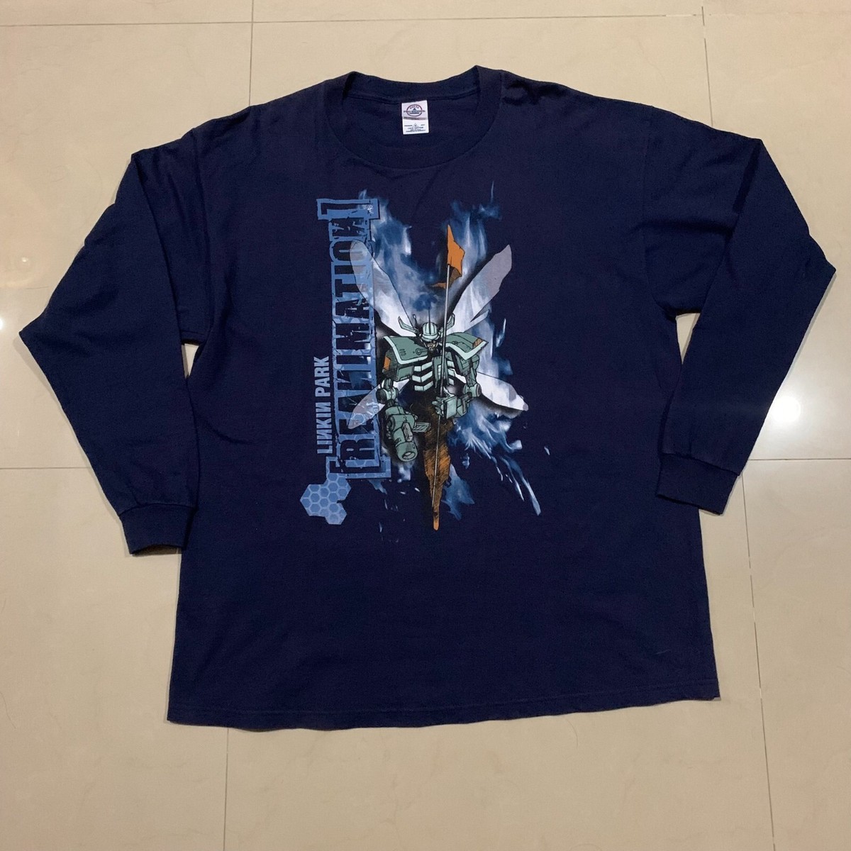 トップス LINKIN PARK vintage REANIMATION 00s XL Linkin Park Vintage Reanimation Long Sleeve Shirt y2k rap nu metal