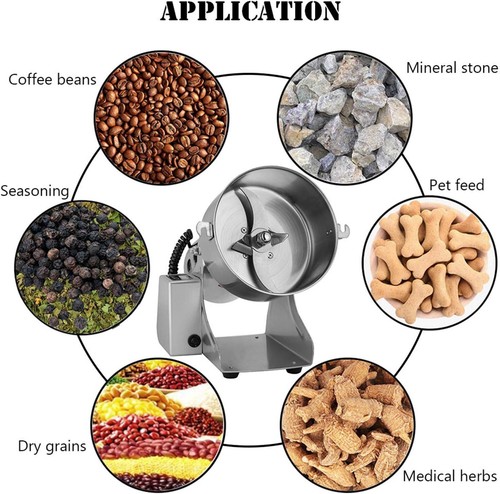 1000g Electric Grinding Machine High Speed Swing Commercial Grain Mill Grinder - Picture 4 of 12