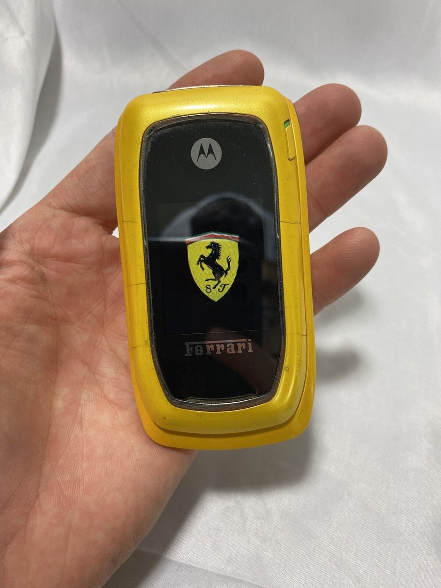 Motorola i897 Ferrari Yellow special Edition Phone | eBay