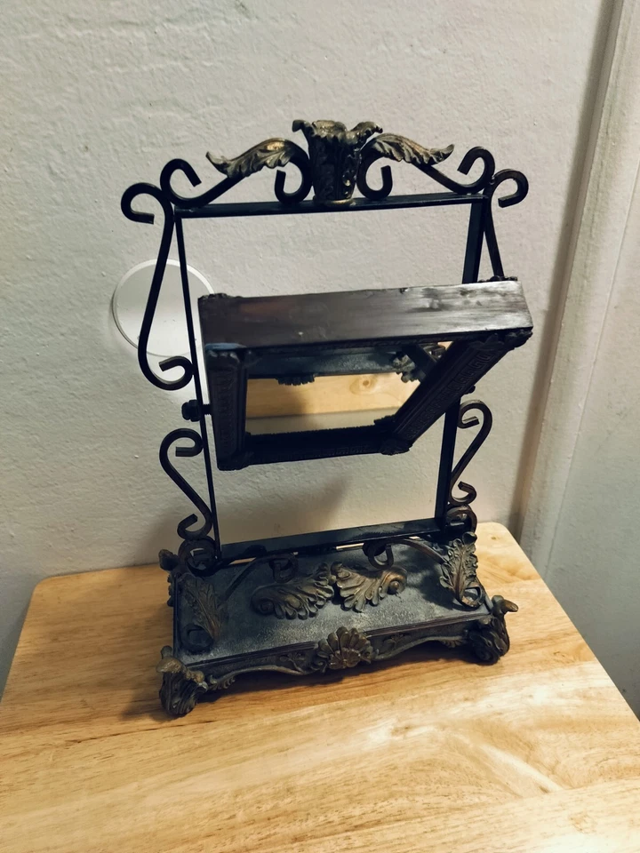 Stunning Vanity Mirror Home Decor Table Top Bureau Mirror 17" x 11" x 5.25" - Image 2 of 4