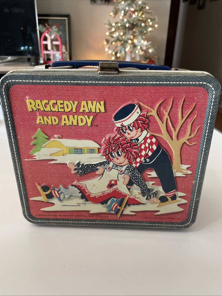 ラガディアン&アンディ1973年 ランチボックス アラジン製 缶ケース Vintage 1973 
