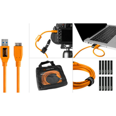 New Tether Tools Starter Tethering Kit w/ USB 3.0 Type-A to Micro-B Cable #33783