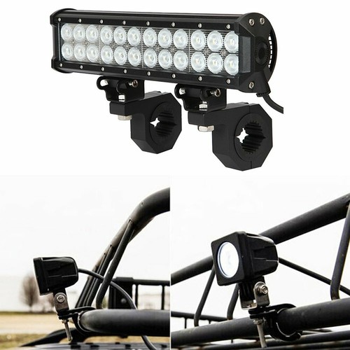 4x Mount Bracket LED Light Bar Clamp Roof Roll Cage 1" 1.5" 1.75" 2"Tube Offroad - Picture 10 of 11