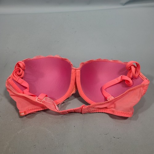 Pink Victoria's Secret Push-Up Halb-BH 34D rosa Spitze - Bild 2 von 7