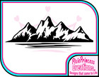 Mountain I Nature Pretty Sticker Vinyl Car Wall Room Decor Window Decal Shabby