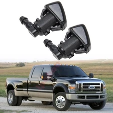 2pcs Front Hood Windshield Washer Wiper Nozzle Sprayer Arm Jet For Ford F-450