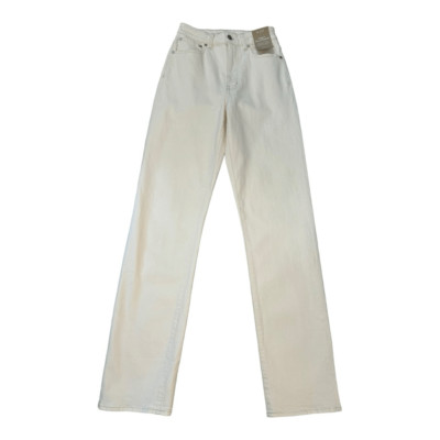 NEW Madewell Size 2 Tall 25 Curvy '90s Straight Jean Vintage Canvas NWT