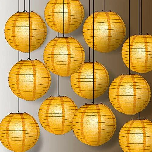 Quasimoon PaperLanternStore Decorative Paper Lanterns 12 Pack 12