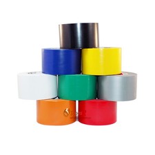 TapesSupply 8 rolls rainbow electrical tape 2" in. x 66 feet.