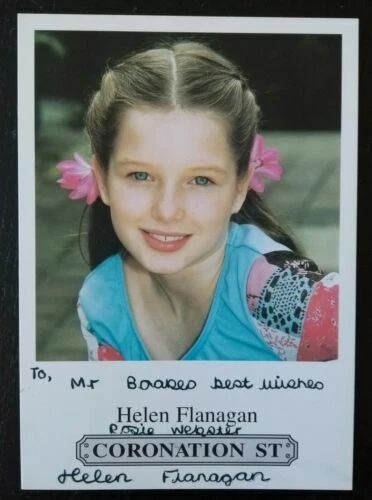 Coronation Street F Uncertified Original Collectable TV Autographs