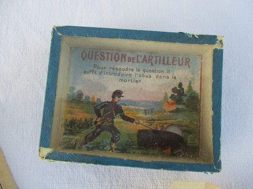 2 anciens jeux de Patience années 1920/30 le soucis de l'artilleur et question - Picture 7 of 16