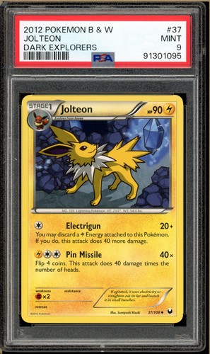 Jolteon graded PSA 9 for sale on eBay