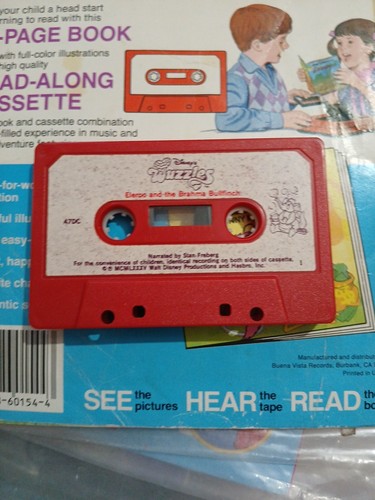 Disney Read Along Book & Cassette Tape WUZZLES ELEROO AND THE BRAHMA BULLFINCH - Picture 11 of 12