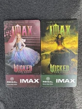 Wicked For Good IMAX Collectible Card Movie Ticket Promo Theater Glinda Elephaba