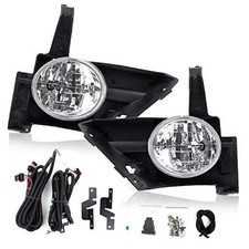, Fog Lights for 2005 2006 CRV Clear Lens Driving Bumper Fog Lamp Assenbly RP1