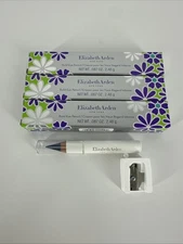 3 PACK Elizabeth Arden Bold Eye Pencil IRIDESCENT TEAL Eyeliner w/ Sharpener x3