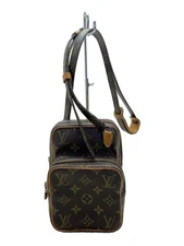 LOUIS VUITTON Mini Amazon Monogram Canvas BRW PVC BRW From Japan