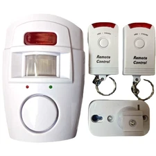 Motion Sensor Detector Alarm with Remote Controls Infrared Motion Sensor Alarm B