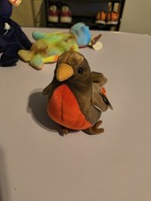 TY Beanie Baby EARLY the Robin (1997/1998) – Date Mismatch & Oakbrook Error MWMT