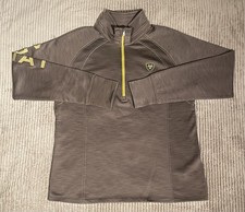 Brand New Ariat Women's Tek Team 1/2 Zip Sweatshirt Canteen Color Size XL