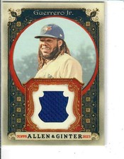 2023 Topps Allen & Ginter - Relics B Vladimir Guerrero Jr. #AGRB-VGJ (MEM)