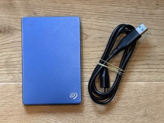 Seagate Backup Plus Portable Blue 2TB USB 3.0 External Hard Drive 82% health