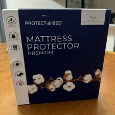 Protect A Bed, Twin Mattress, Protector, Waterproof Allergen,  Dust Mite Barrier