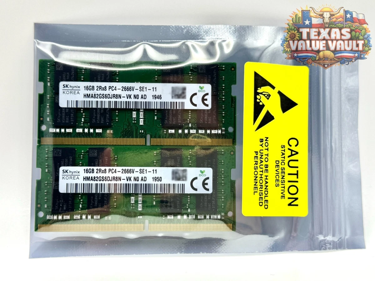 SK hynix Computer PC4-21300 (DDR4-2666) Bus Speed Memory (RAM) for