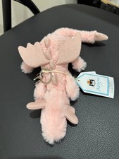 Jellycat Dragon Pink Soft Plush Bag Charm Stuffed Keychain Collectible Gift NWT