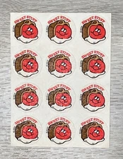 RARE MATTE Vintage TREND Scratch Sniff Sticker Sheet. Chocolate Cherry