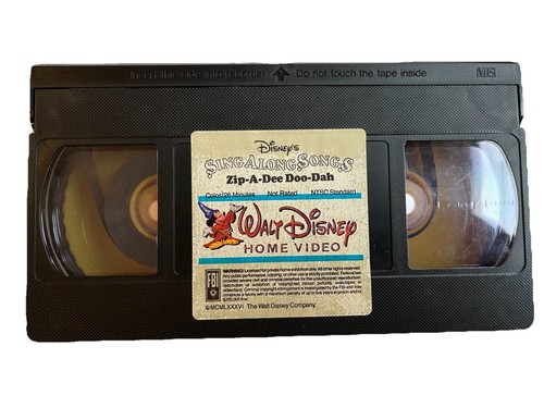 Disney's Sing Along Songs Zip-A-Dee-Doo-Dah VHS Tape RARE Vintage 1986 - Picture 5 of 5